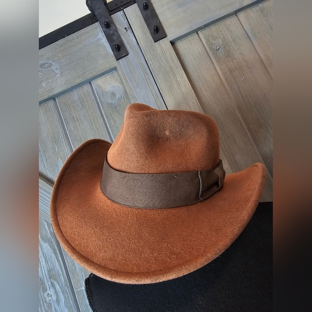 Vintage Indiana Jones Hat sz XL - Picture 2 of 4